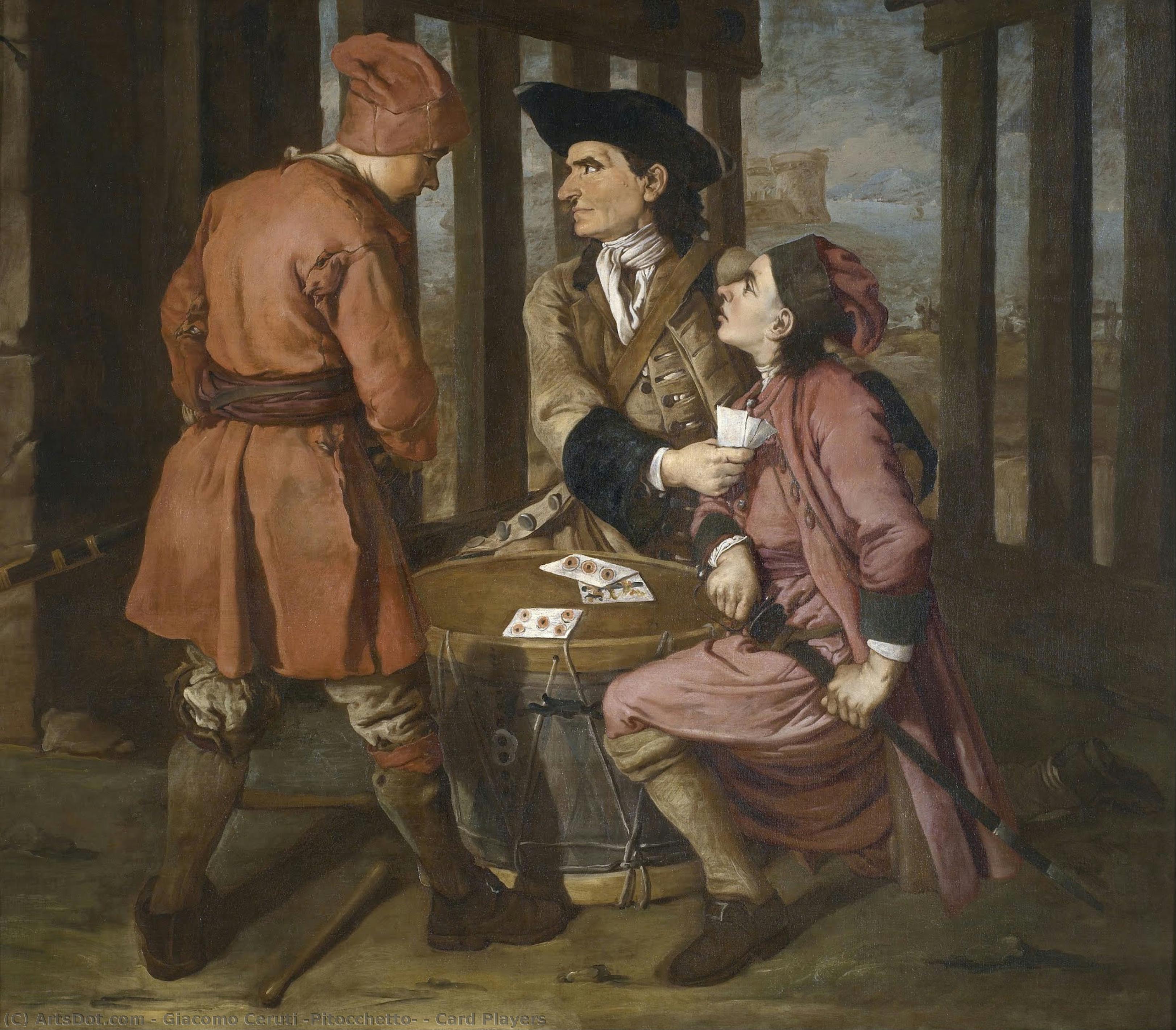 Card Players — Giacomo Ceruti (pitocchetto)