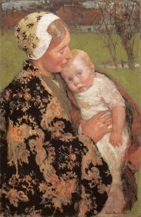 Motherhood — Julius Garibaldi Melchers