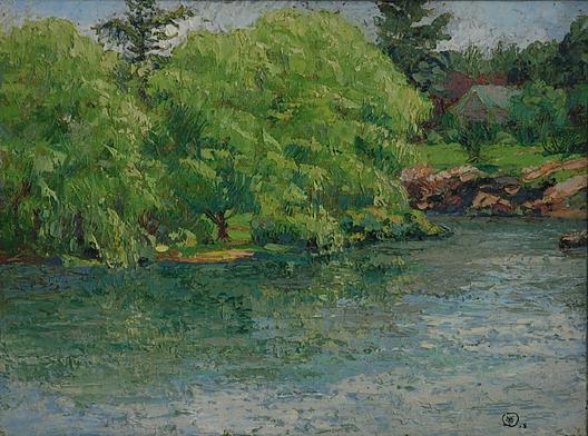 Farwell Bend, (painting) — Mary Agnes Yerkes