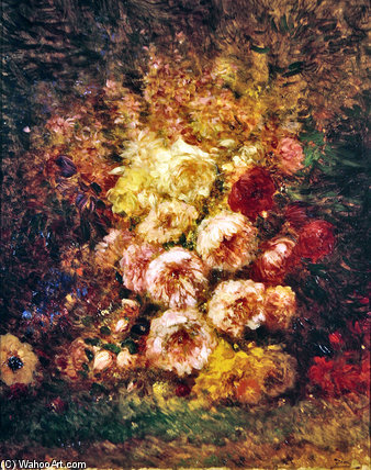 Paeonies — Felix Ziem