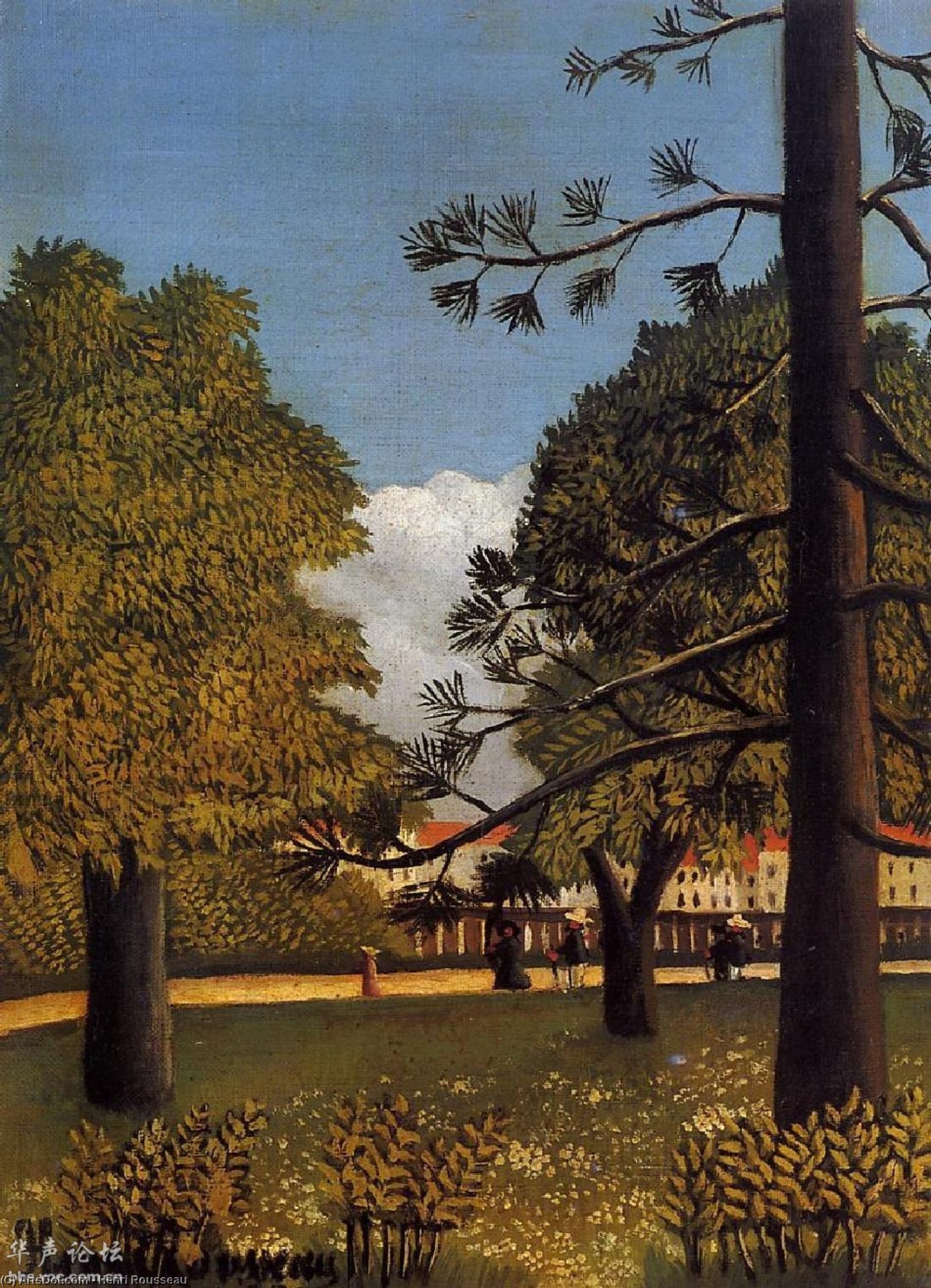 View Of Parc De Montsouris — Henri Julien Félix Rousseau (le Douanier)