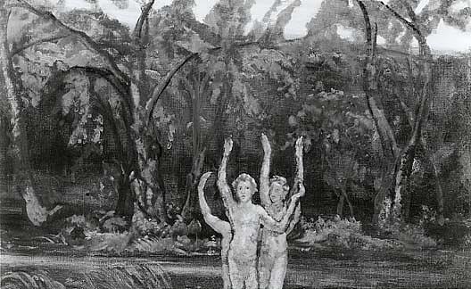 Fording Song, (painting) — Arthur B. Davies