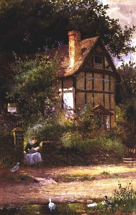 The Cottage Door — Thomas Mackay
