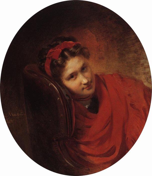 Portrait Of O.makovskaya — Konstantin Yegorovich Makovsky
