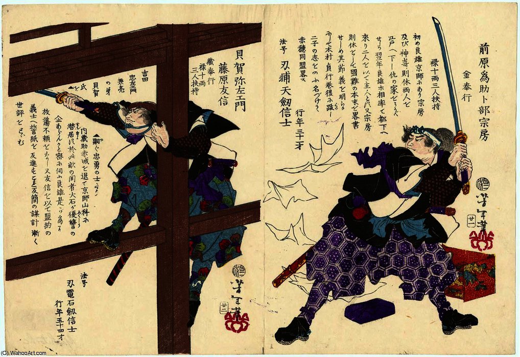 Maebara Isuke Urabe No Munefusa — 月岡芳年 (tsukioka Yoshitoshi)