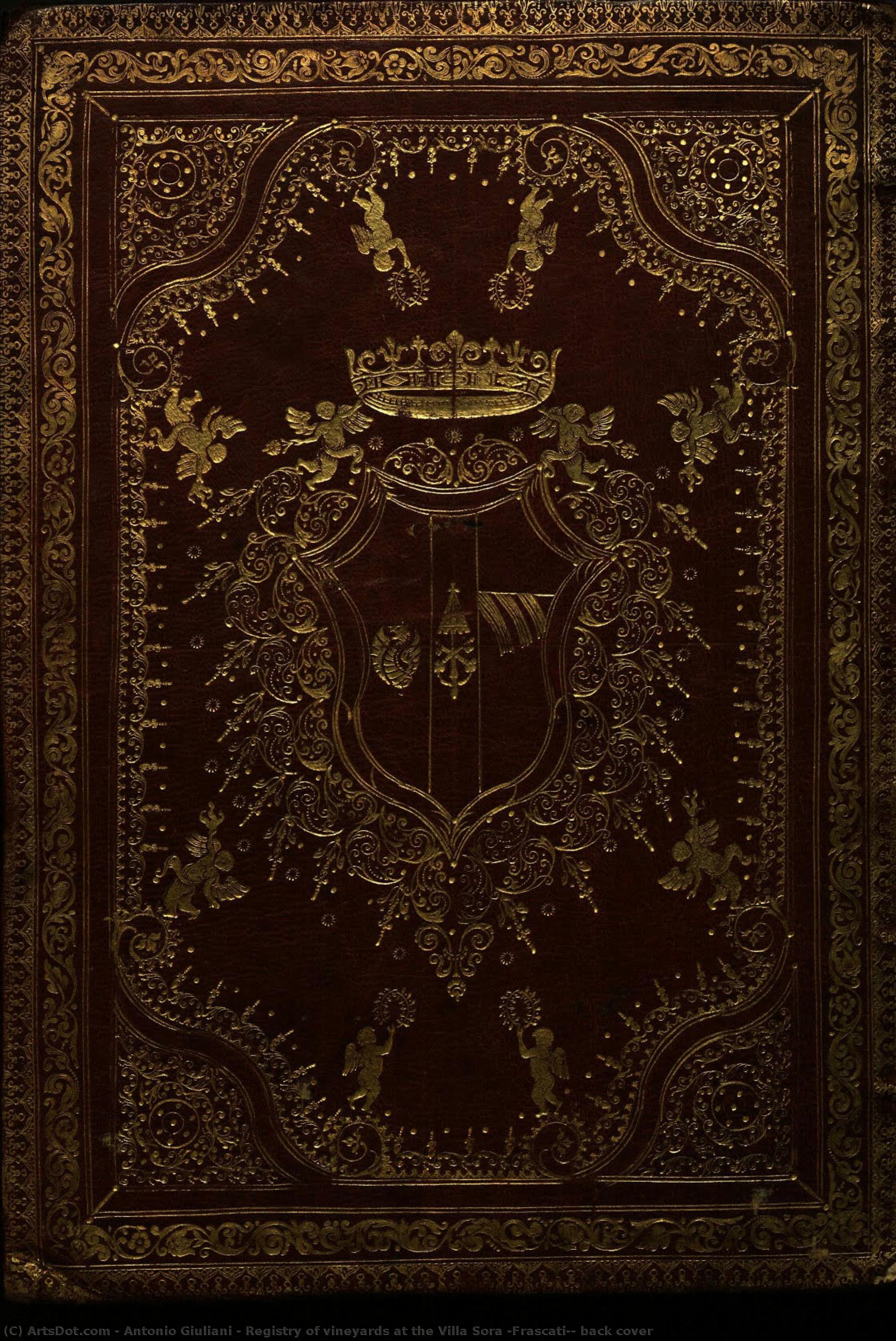 Registry Of Vineyards At The Villa Sora (frascati): Back Cover — Antonio Giuliani