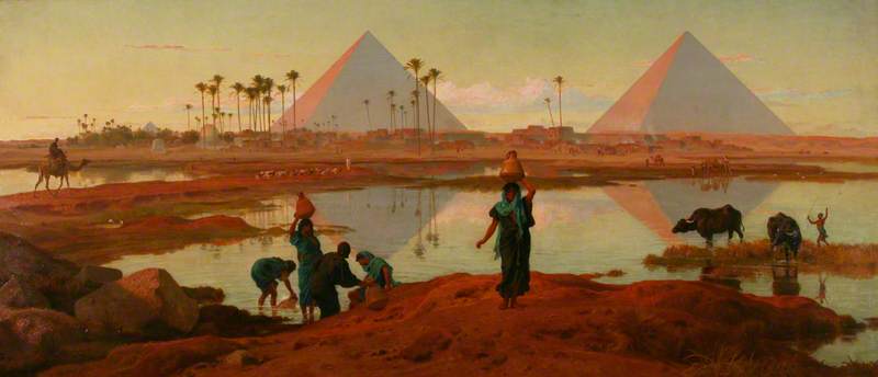 The Water Of The Nile — Frederick Trevelyan Goodall