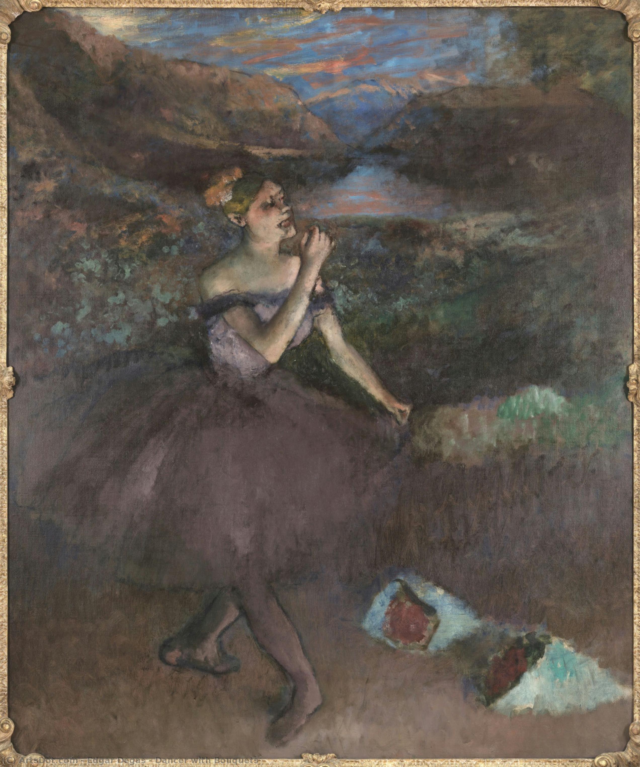 Dancer With Bouquets — ヒラール・ジェームズ・エドガー・デガス