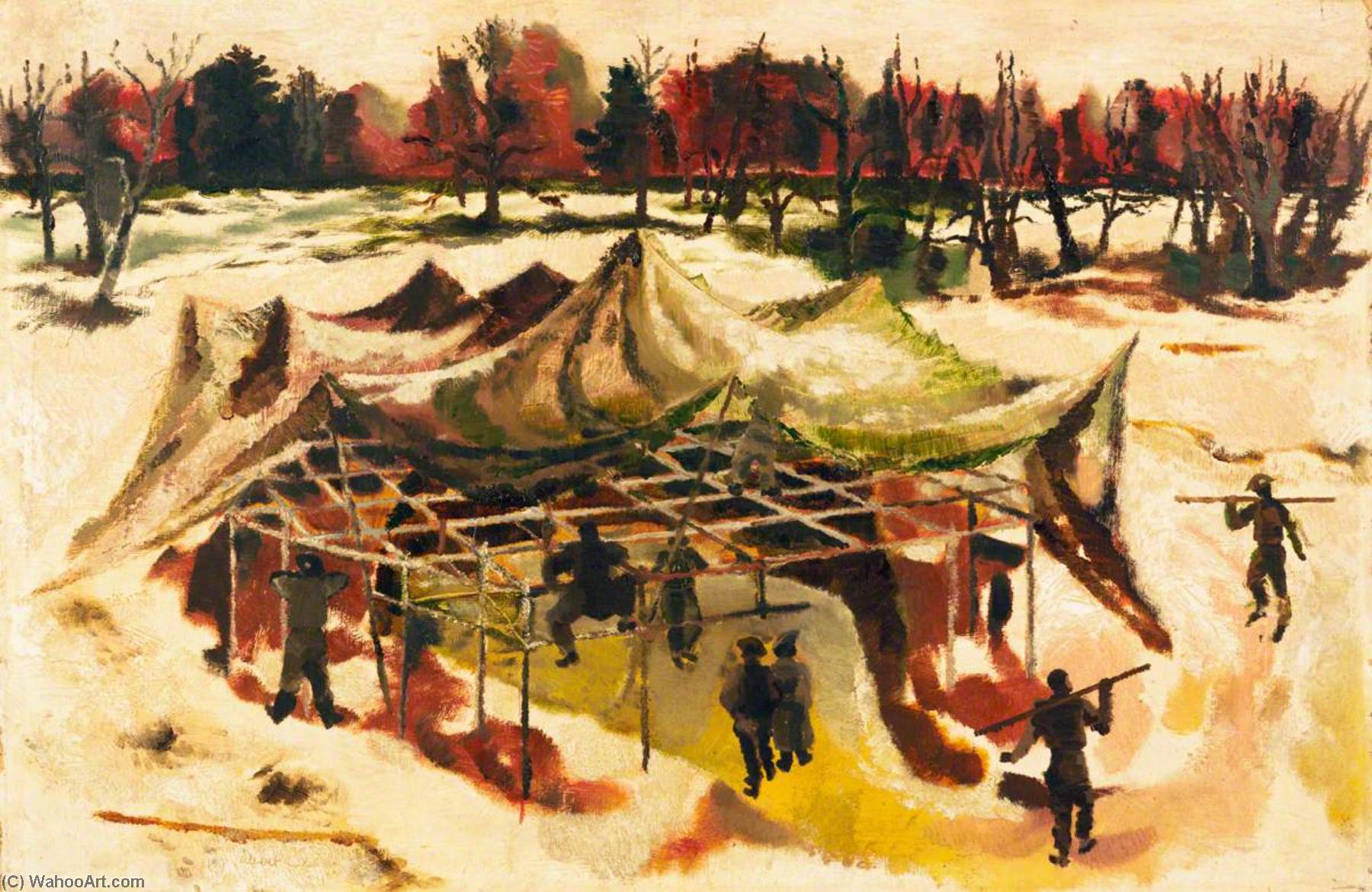 A Covering For A Gun Site — Albert Richards