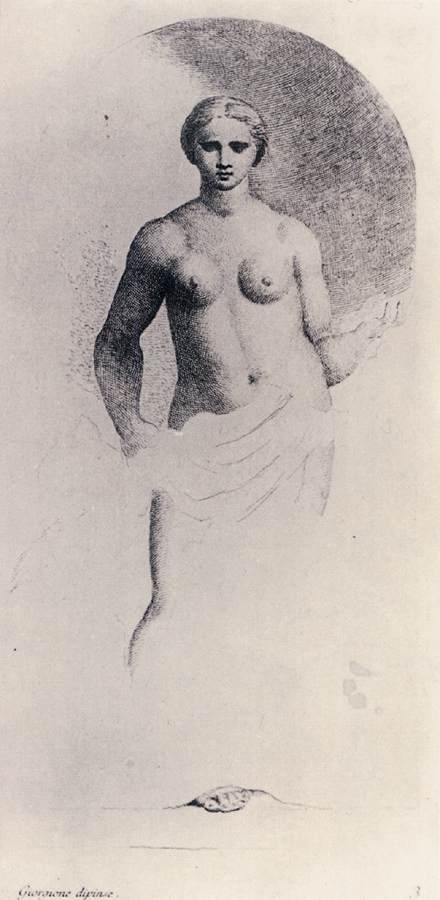 Standing Female Nude — Anton Maria Ii Zanetti