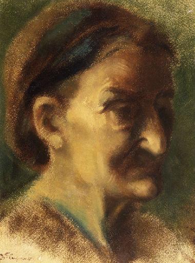 Portrait De Vieille Transtévérine La Mère De La Palombella (autre Titre) — Jean-baptiste Carpeaux