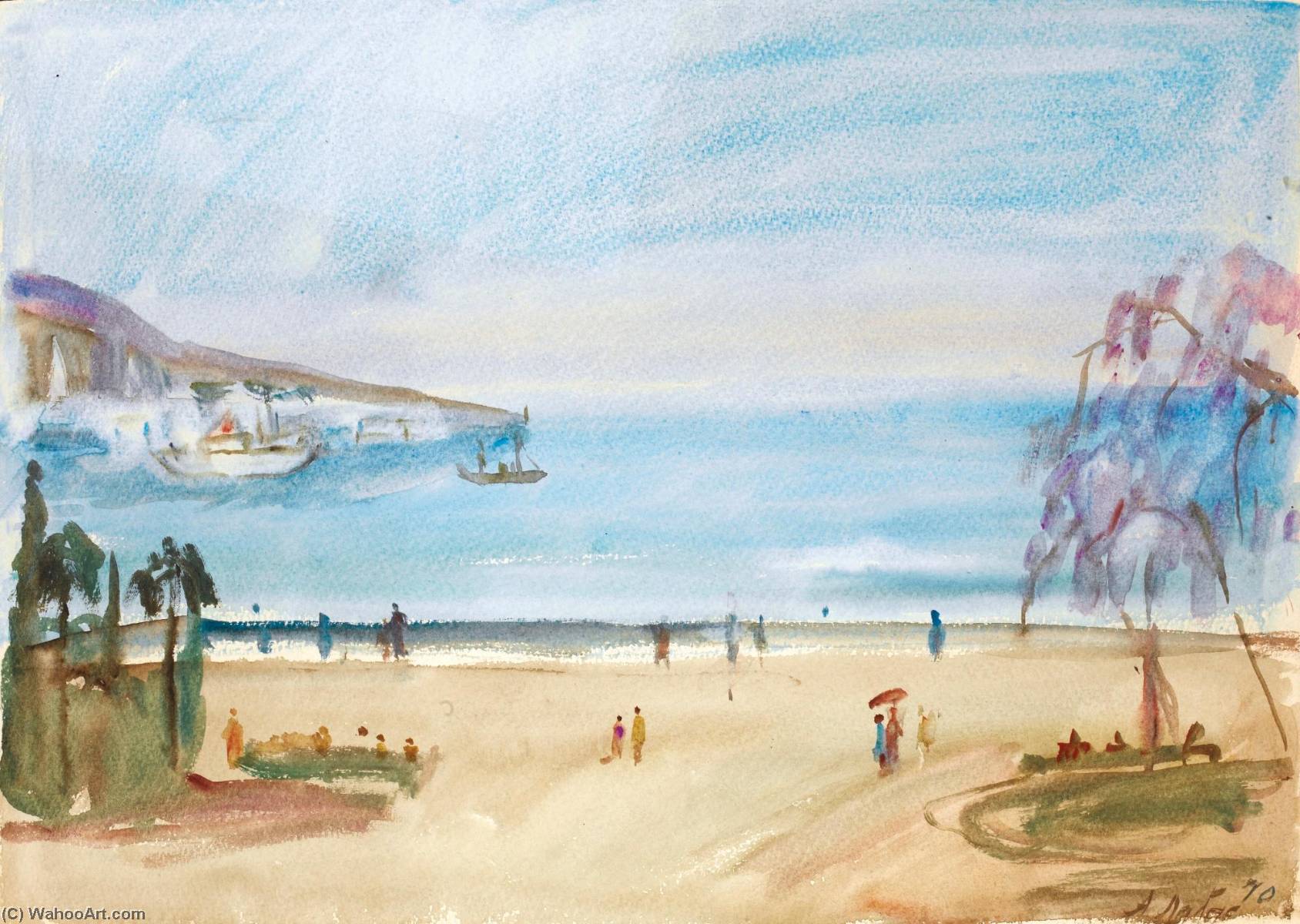 Sunny Day From The Spring In Yalta Series — Alexander Arkad'evich Labas