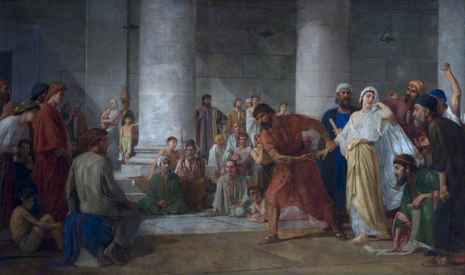 The Woman Taken In Adultery — Edward Armitage