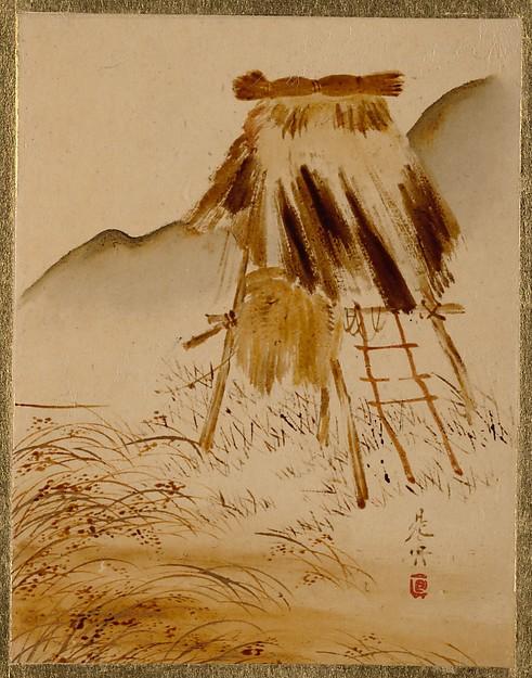 Rice Drying Frame — Shibata Zeshin