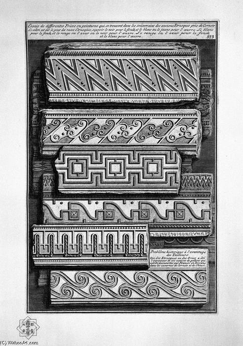 Friezes Of Etruscan Tombs Of Tarquinia — Giovanni Battista Piranesi