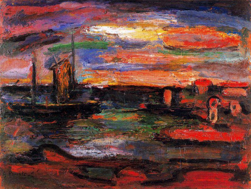 Twilight Or Seashore — Georges Rouault