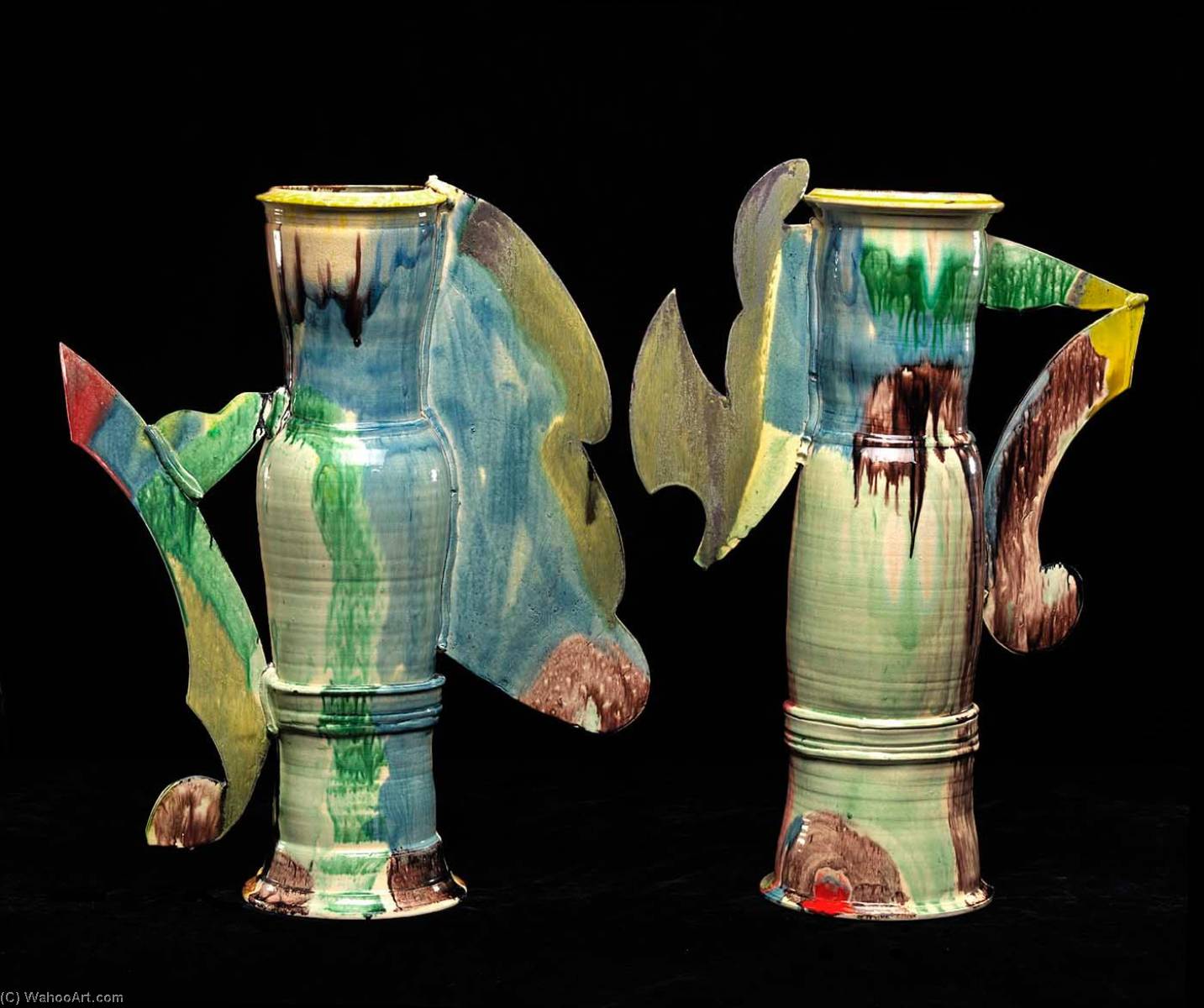 Kimono Vases Evening — Betty Woodman
