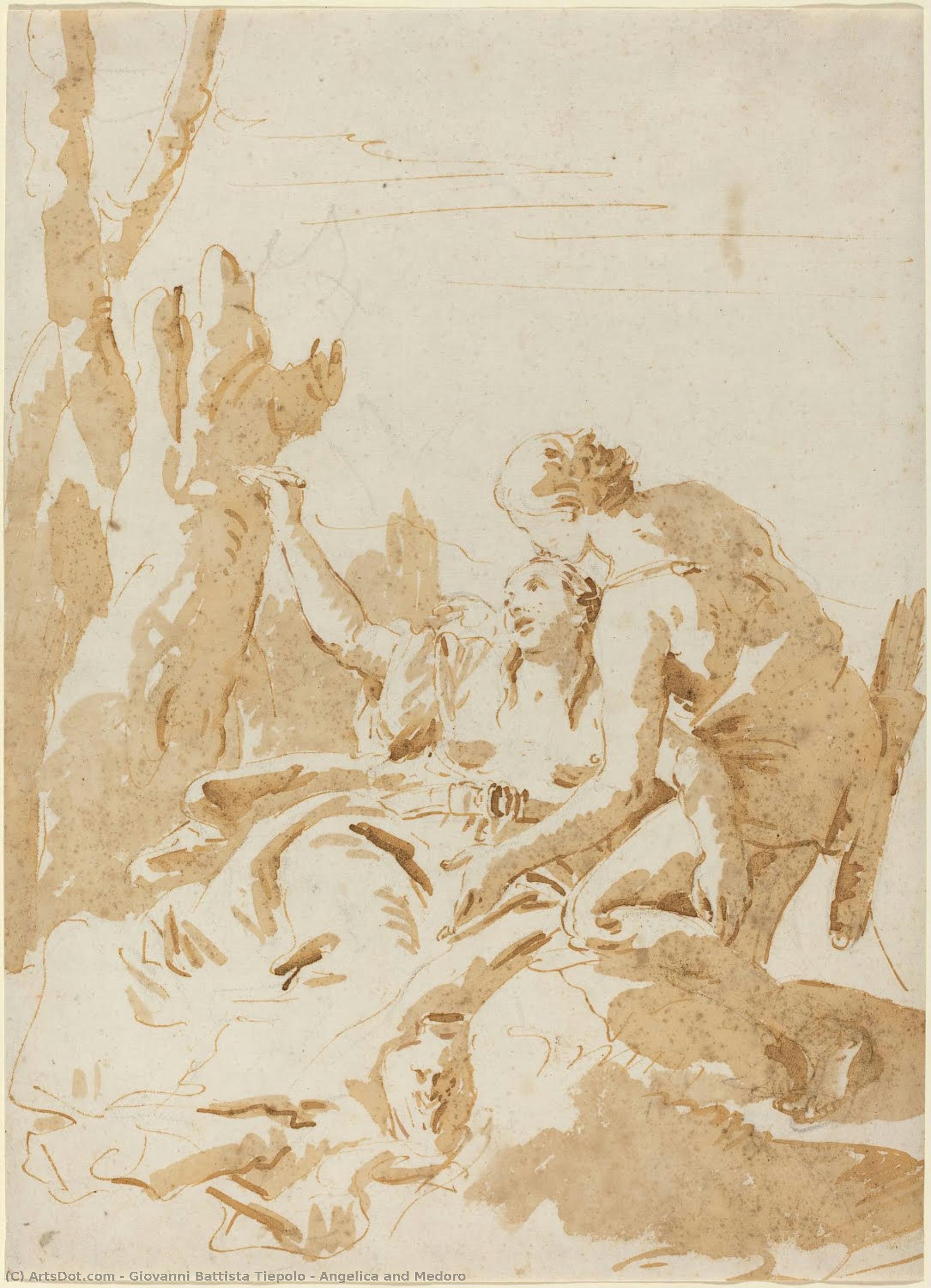 Angelica And Medoro — Giambattista Tiepolo