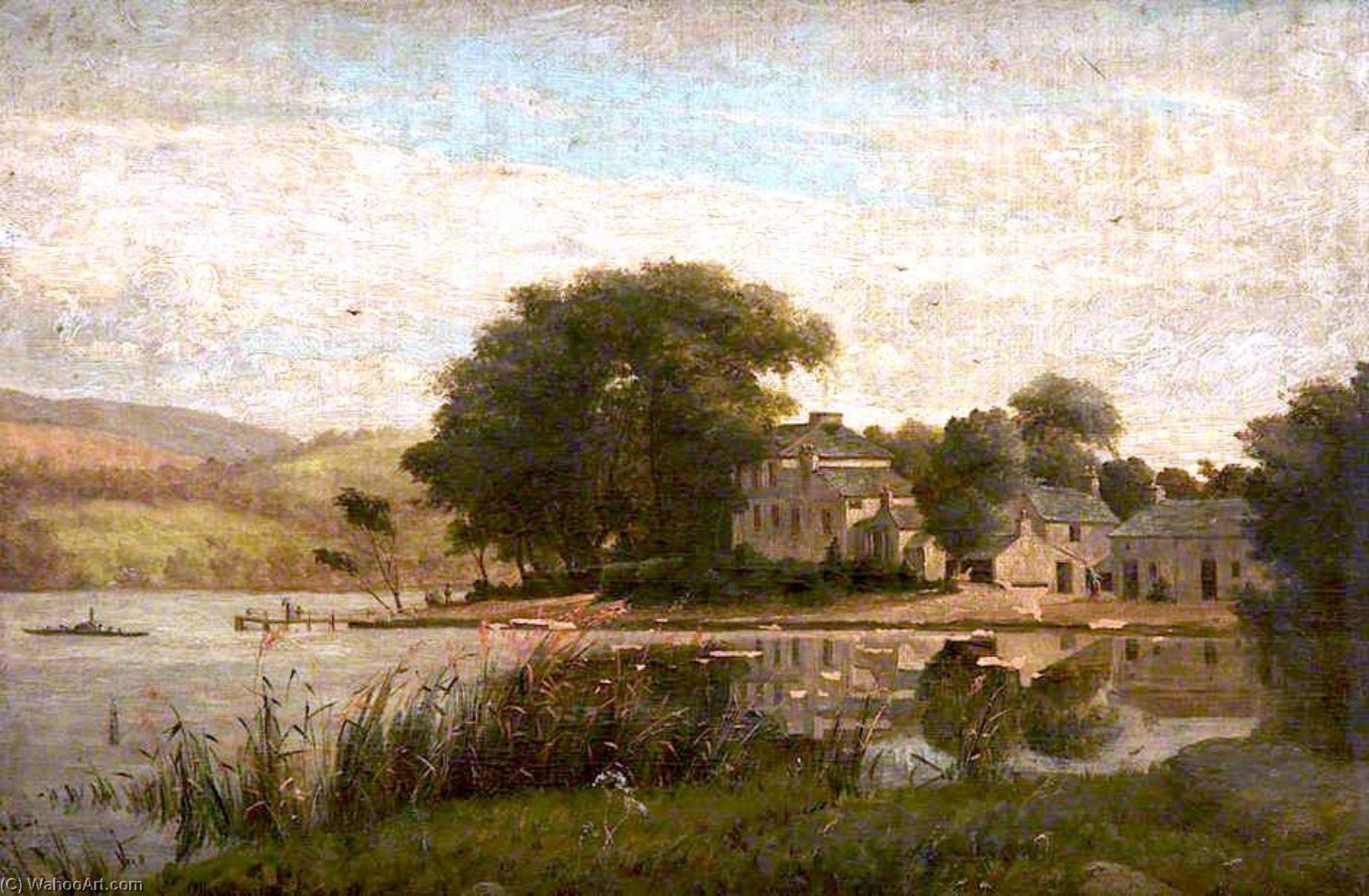 Landscape With A Lake And Houses — James Hey Davies