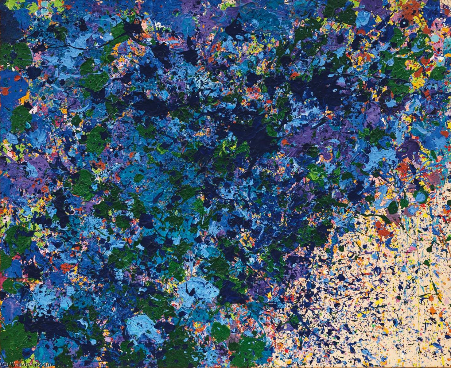 Floating Flowers — Walasse Ting