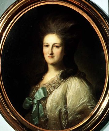 Portrait Of V. Novosilcheva, — Fyodor Stepanovich Rokotov