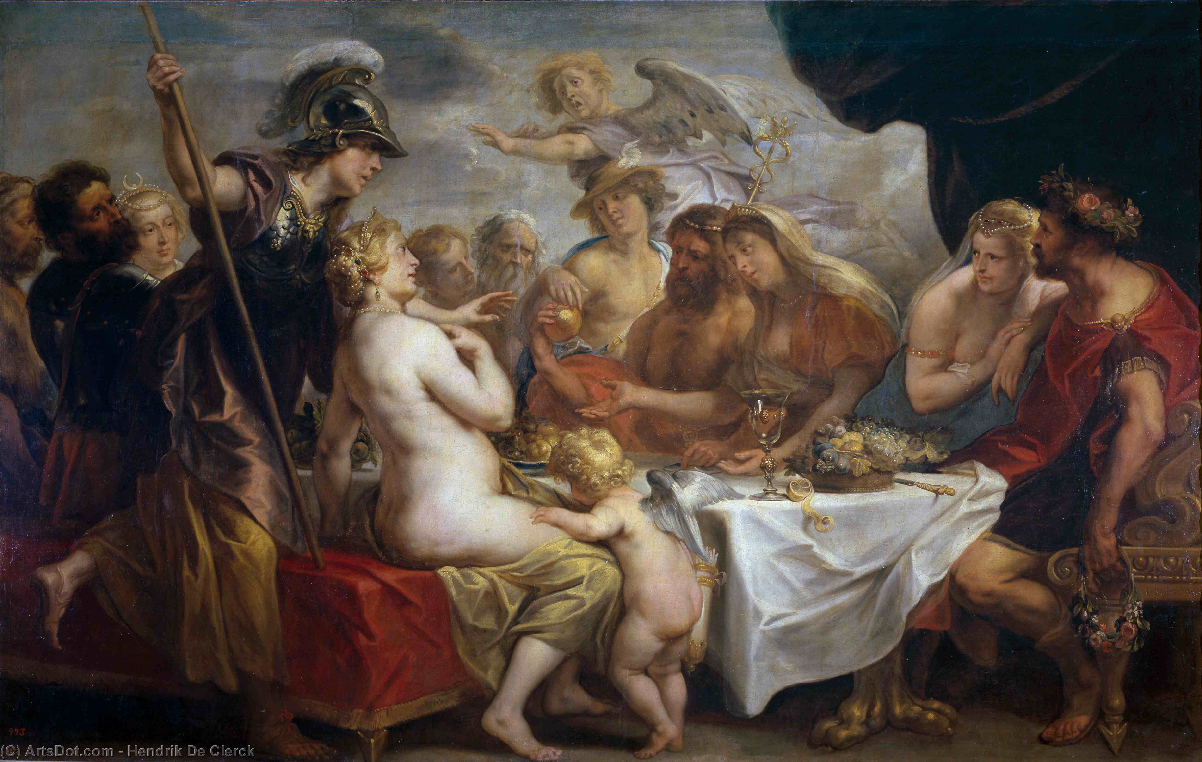 The Nuptials Of Thetis And Peleus — Hendrick De Clerck