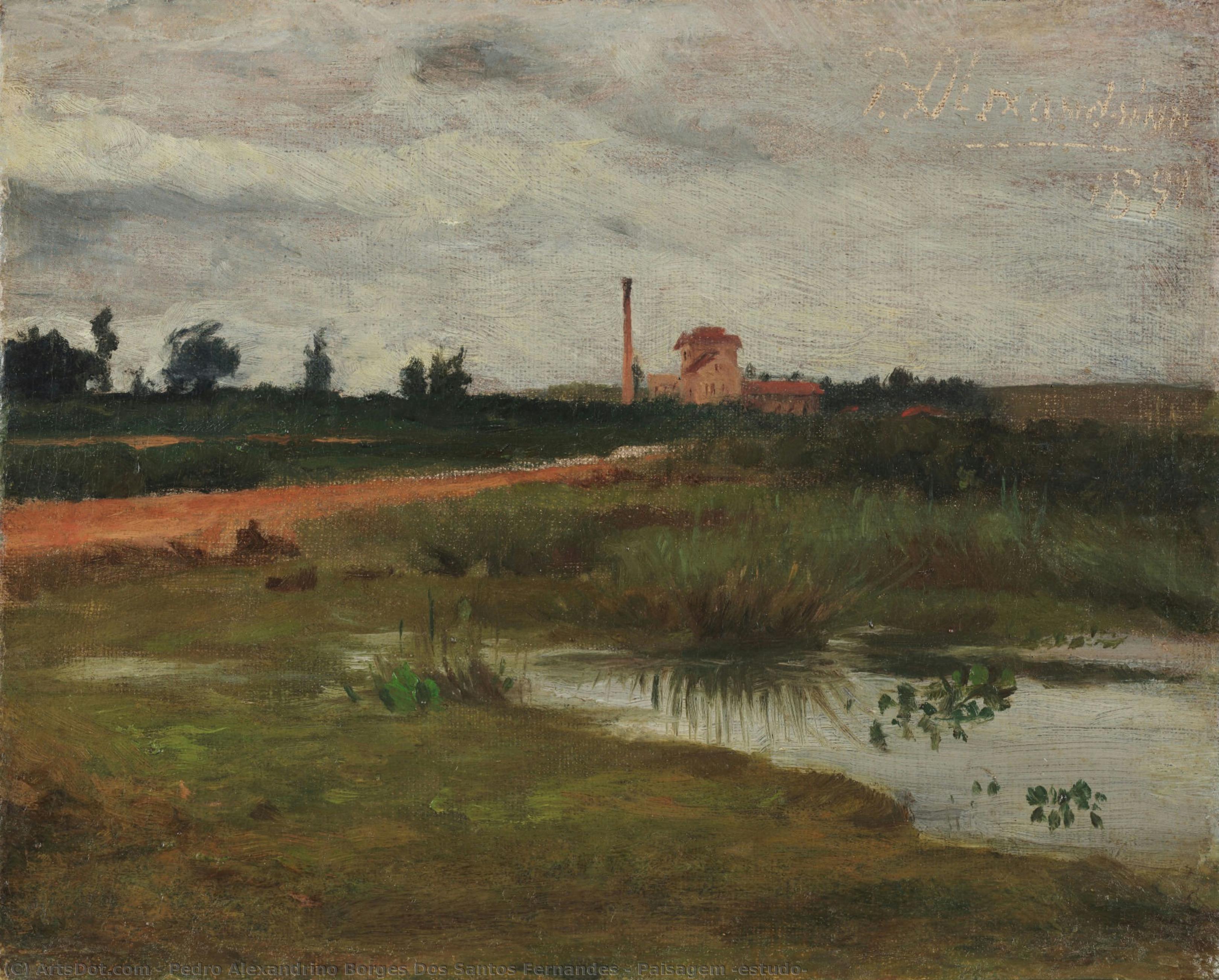 Paisagem (estudo) — Pedro Alexandrino Borges Dos Santos Fernandes