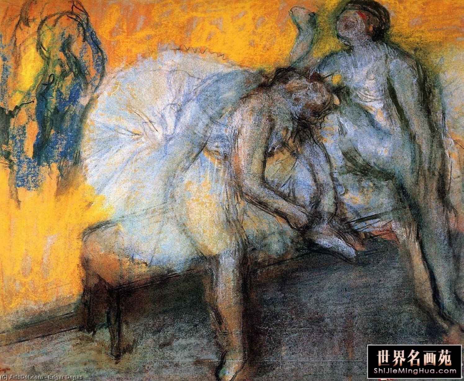 Two Dancers Resting — Хилари Жермен Едгар Дегас
