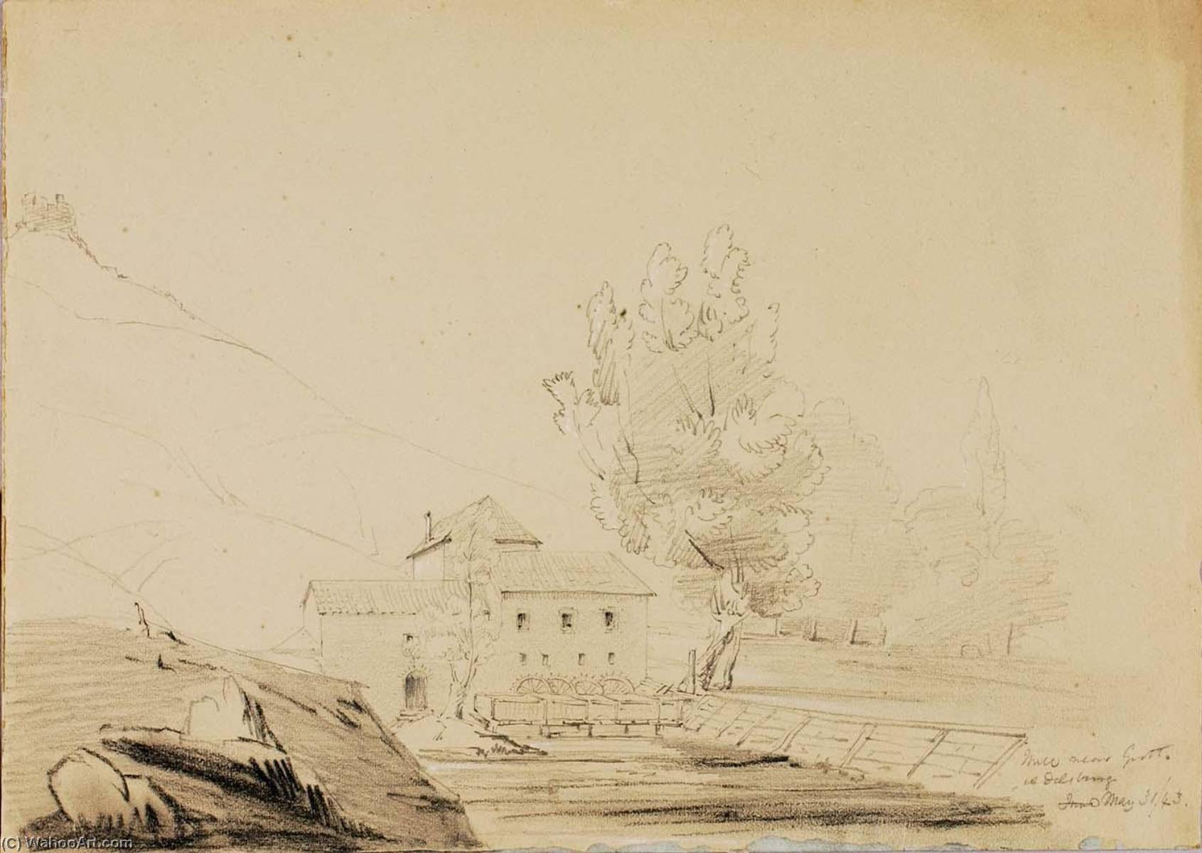 Mill Near Grotto, Aldberg — Miner Kilbourne Kellogg