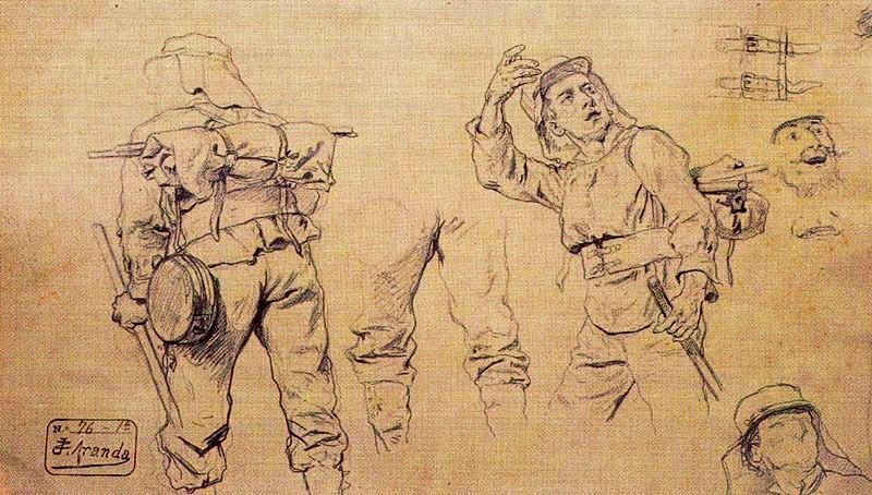 Study For ''tartarín Sur Les Alpes'' — Хуан Jiménez Aranda