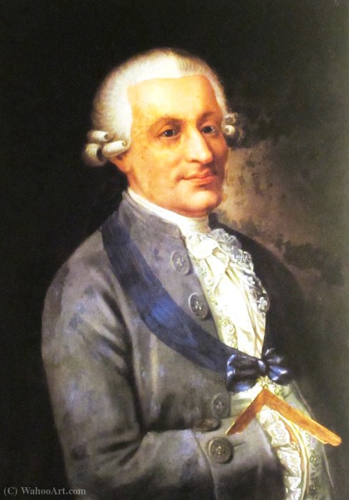 Portrait Johann Carl Dähnert — Georg David Matthieu