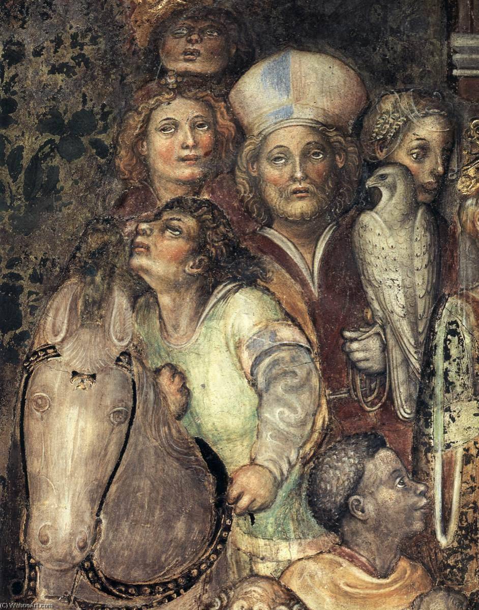 Theodolinda Cycle (scene No. 31, Detail) — Franceschino Zavattari