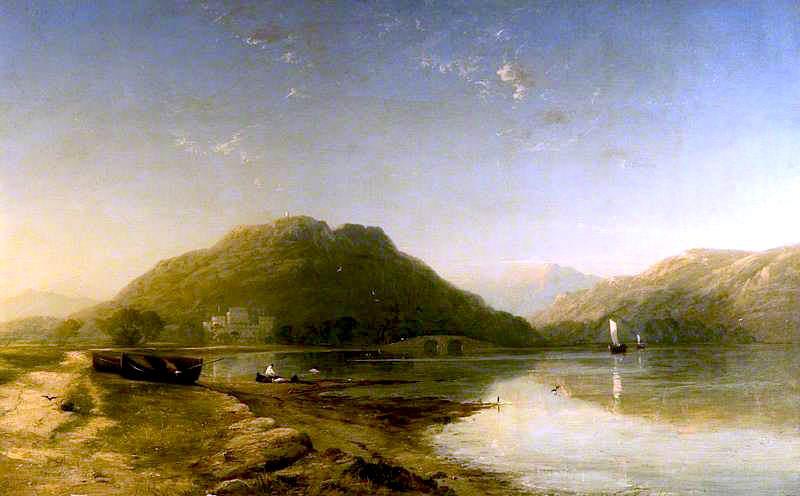 Loch Fyne With Inverary Castle From The South West — James Francis Danby