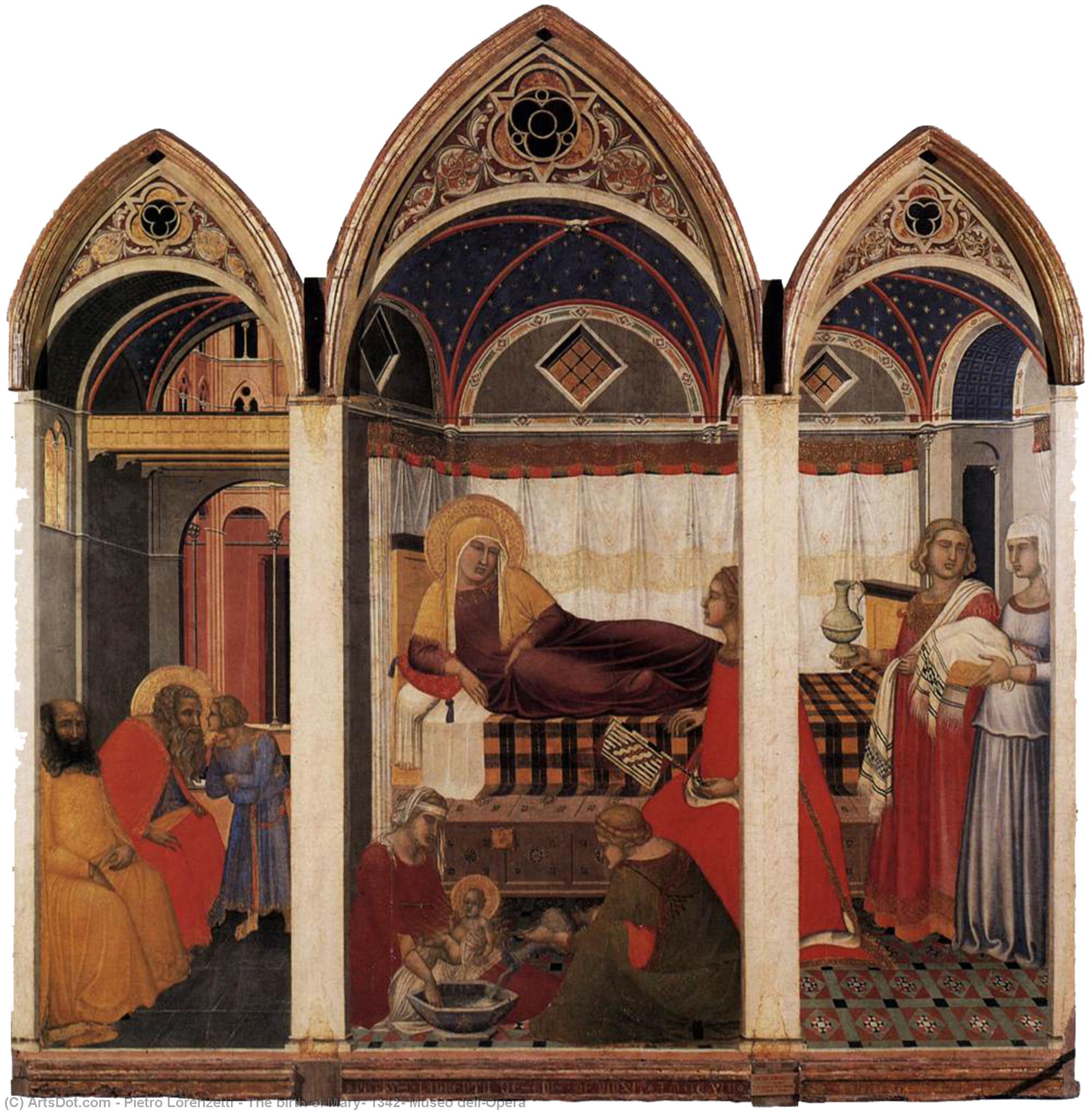 The Birth Of Mary, 1342, Museo Dell'opera — Pietro Lorenzetti