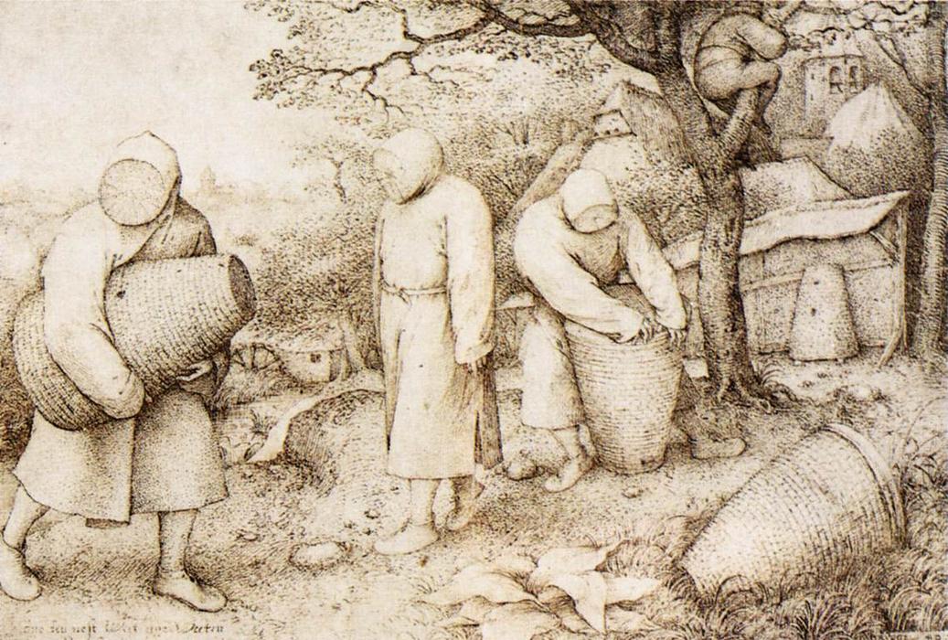 Die Imker Und Der Nisträuber — Pieter Bruegel Der Ältere