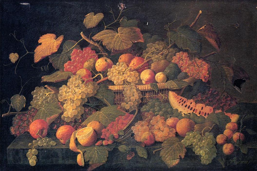 Still Life: An Abundance Of Fruit — Severin Roesen