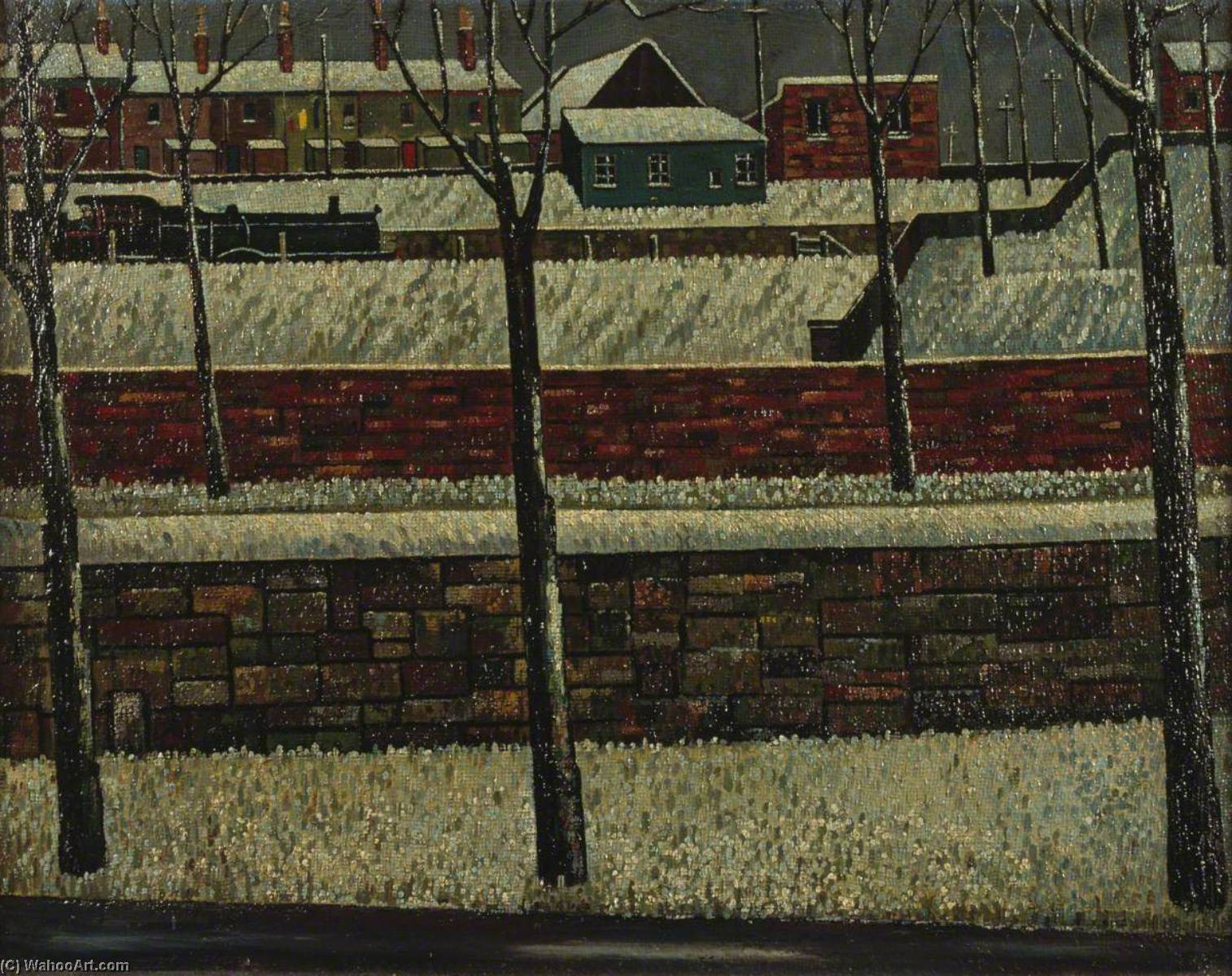 Snow Scene, Llandaff — Charles Byrd