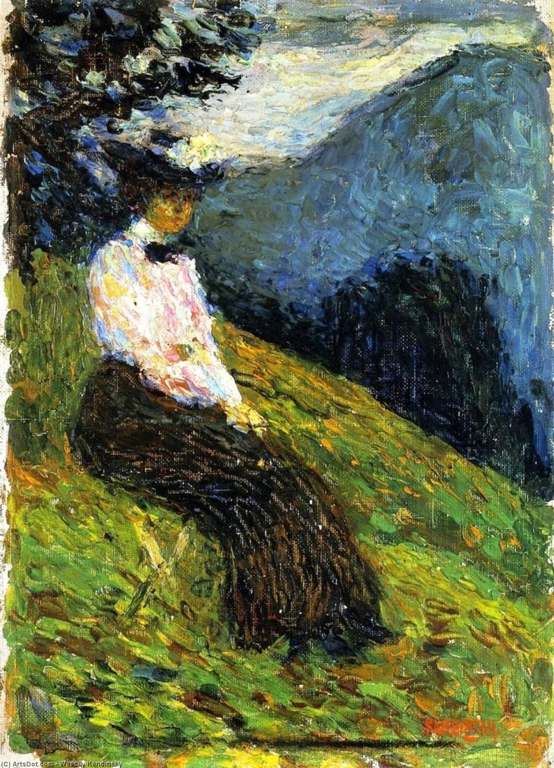 Kochel - Gabriele Münter — Wassily Wassilyevich Kandinsky
