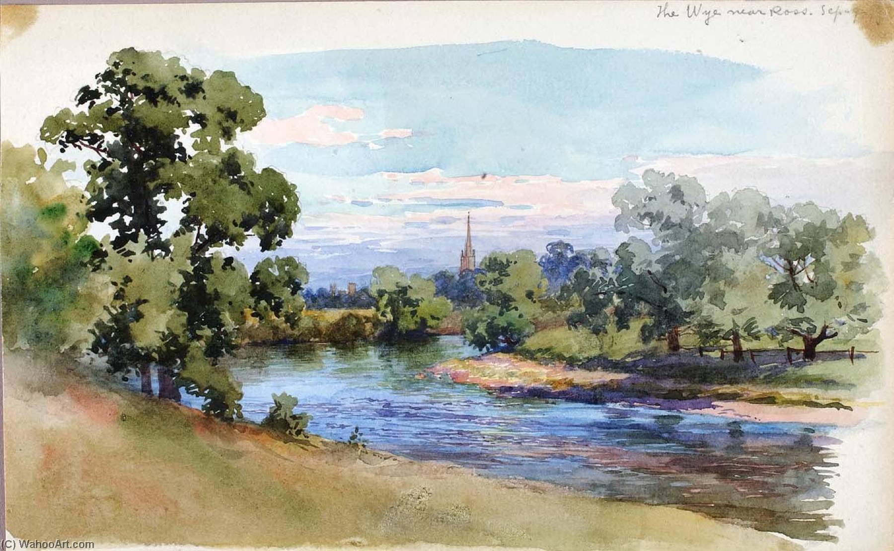 The Wye Near Ross — George Elbert Burr