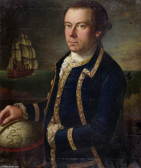 Portrait Of The Captain Of A Merchant Ship — Tilly Kettle