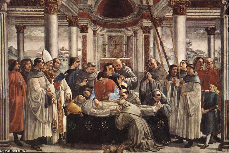 The Death Of St Francis — Domenico Ghirlandaio