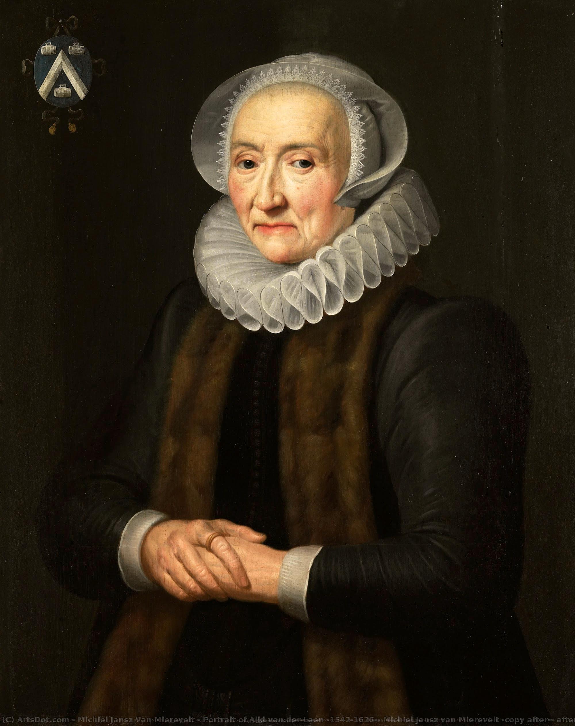 Portrait Of Alid Van Der Laen (1542-1626), Michiel Jansz Van Mierevelt (copy After), After 1653 — Michiel Jansz. Van Mierevelt