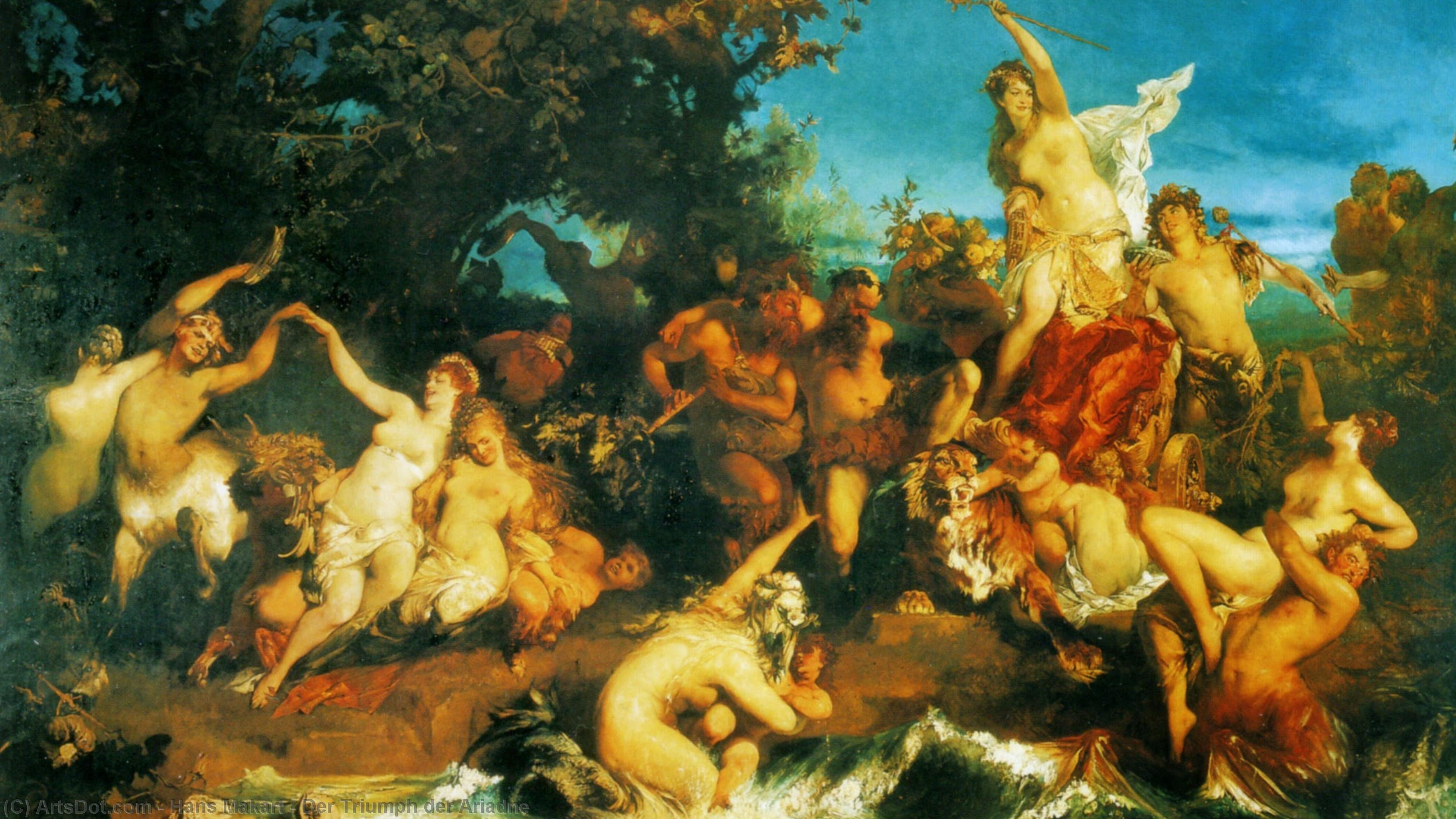 Der Triumph Der Ariadne — Hans Makart