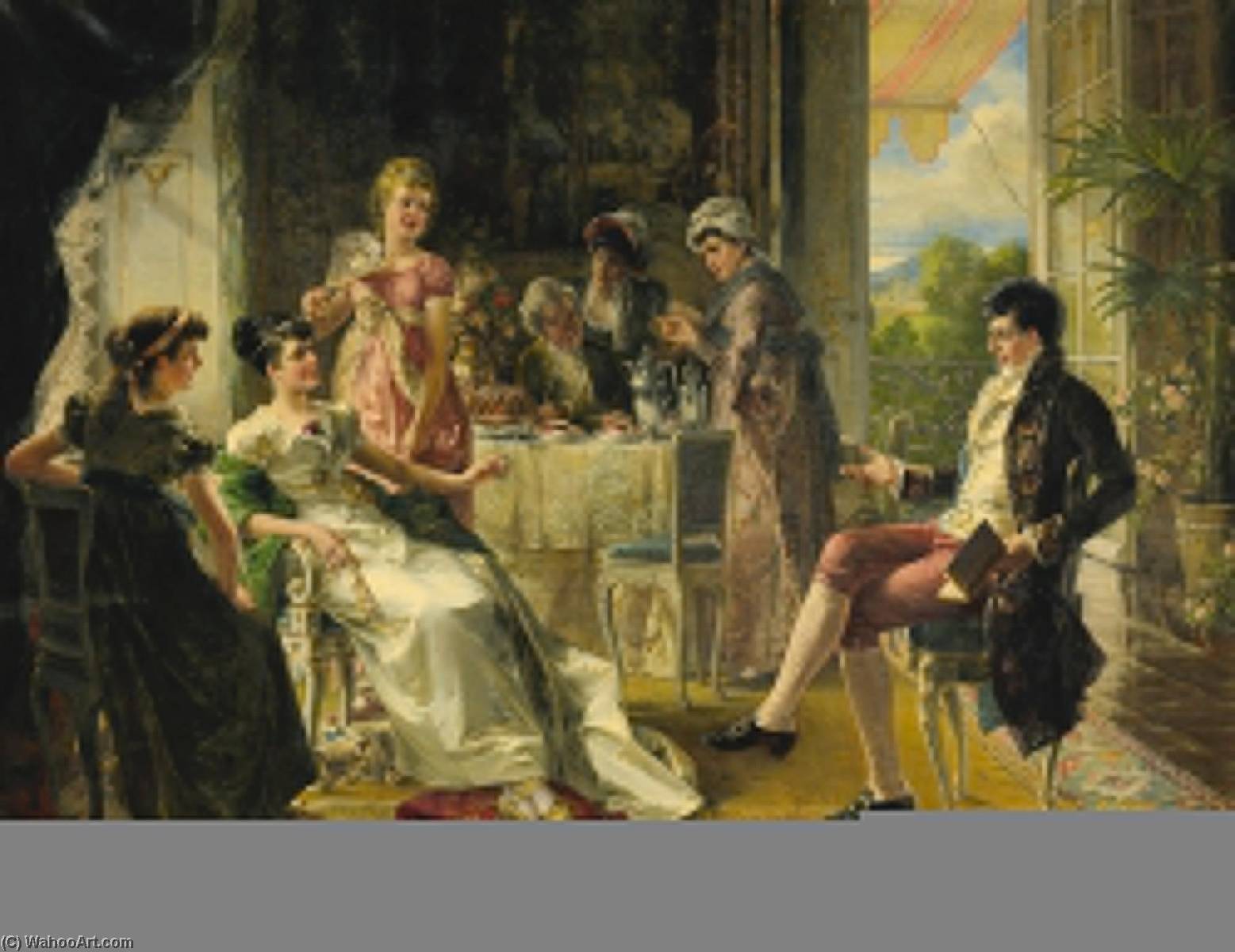 Repartee On A Summer Afternoon — Carl Herpfer