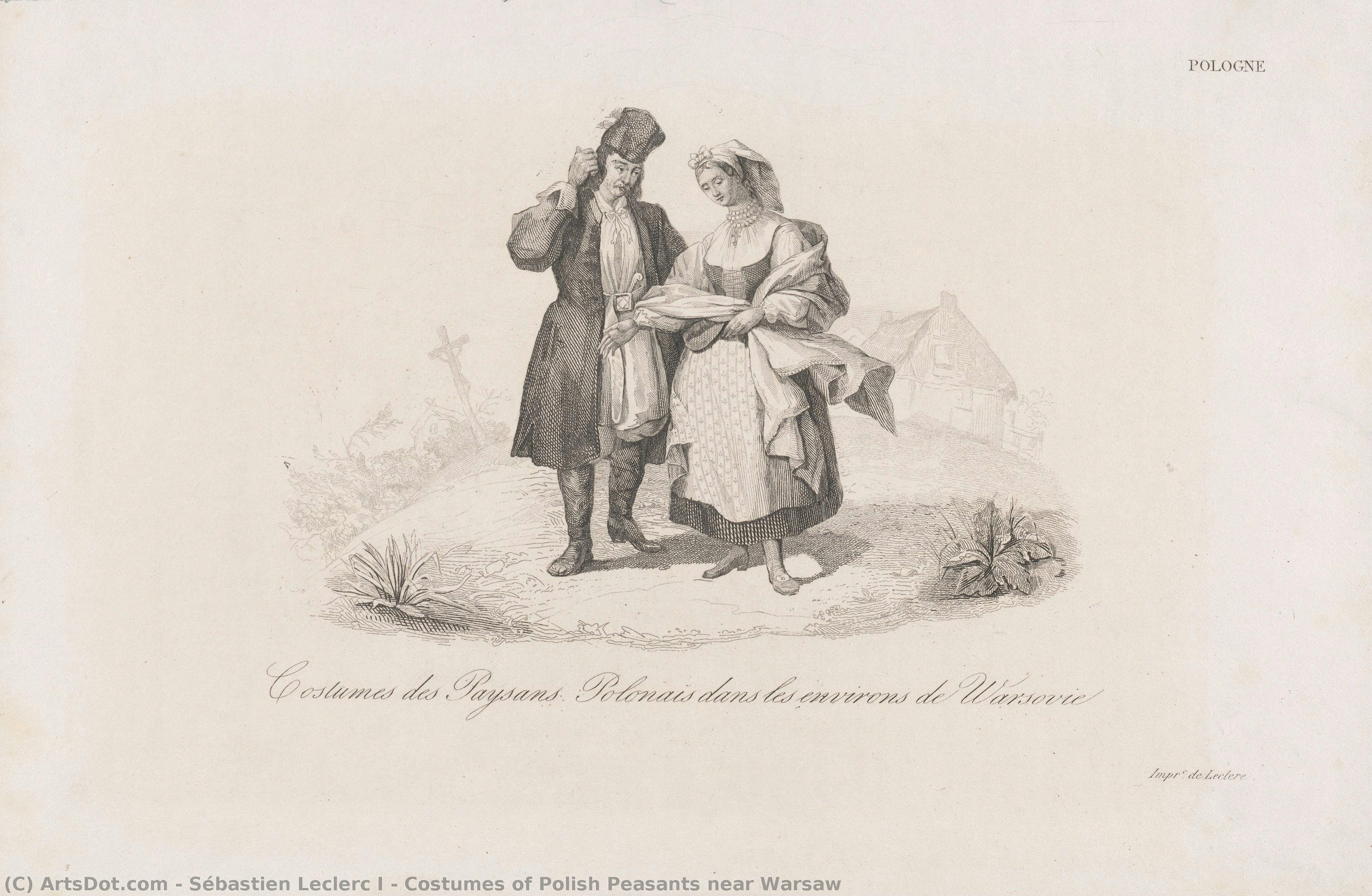 Costumes Of Polish Peasants Near Warsaw — Sébastien Leclerc I