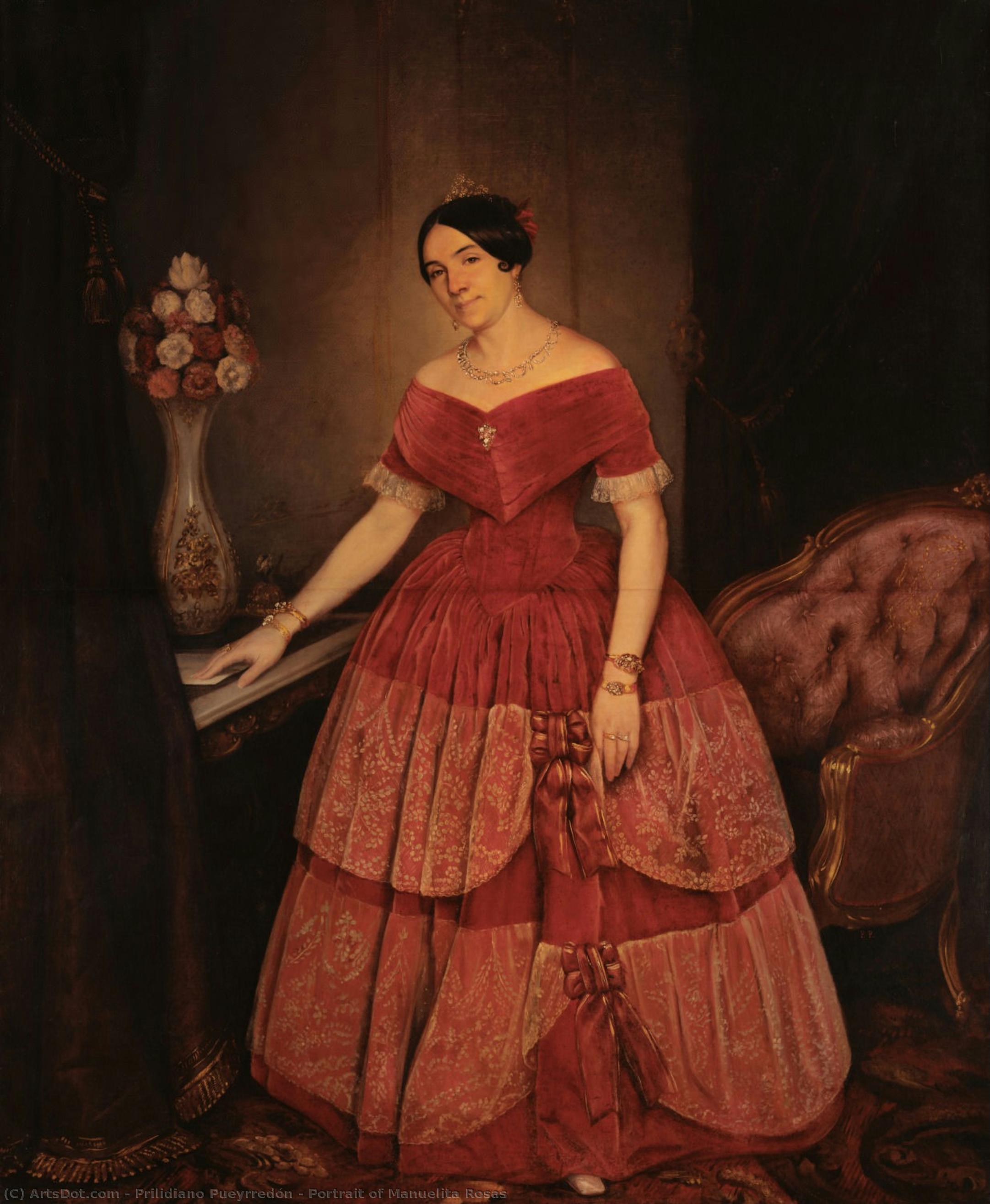 Portrait Of Manuelita Rosas — Prilidiano Pueyrredón