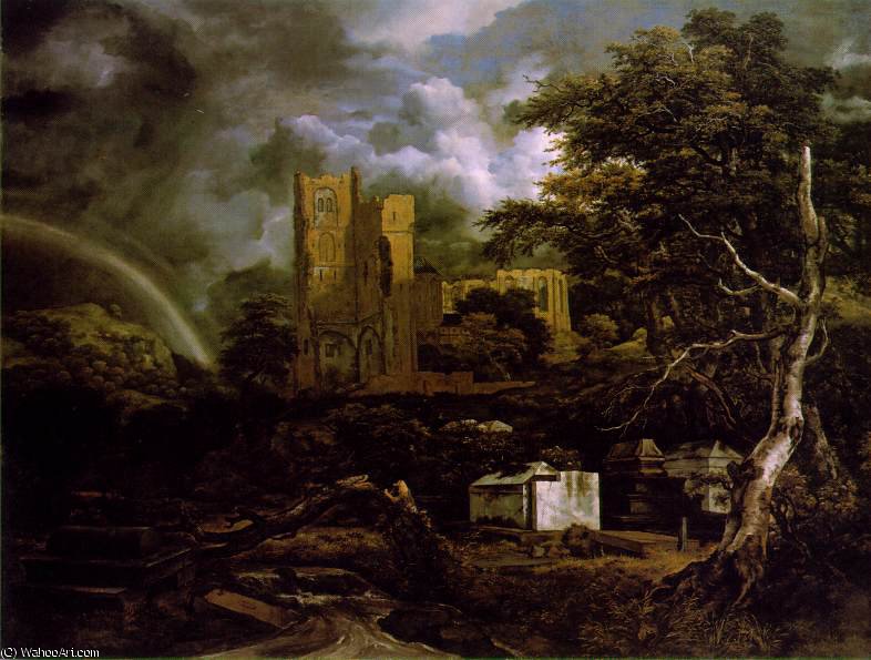 Jewish Cemetery, Ca Detroit Ins — Jacob Isaackszoon Van Ruisdael
