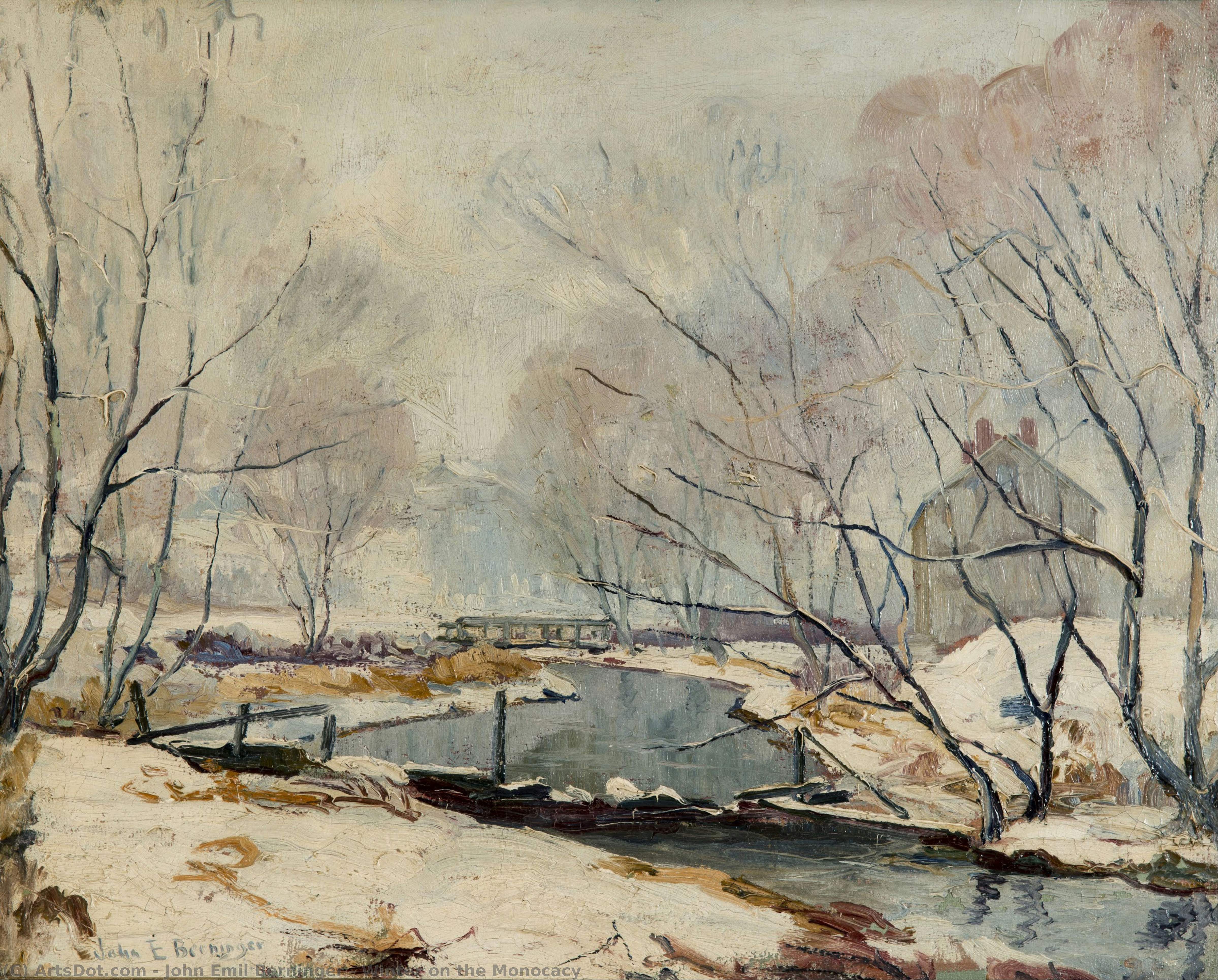 Winter On The Monocacy — John Emil Berninger