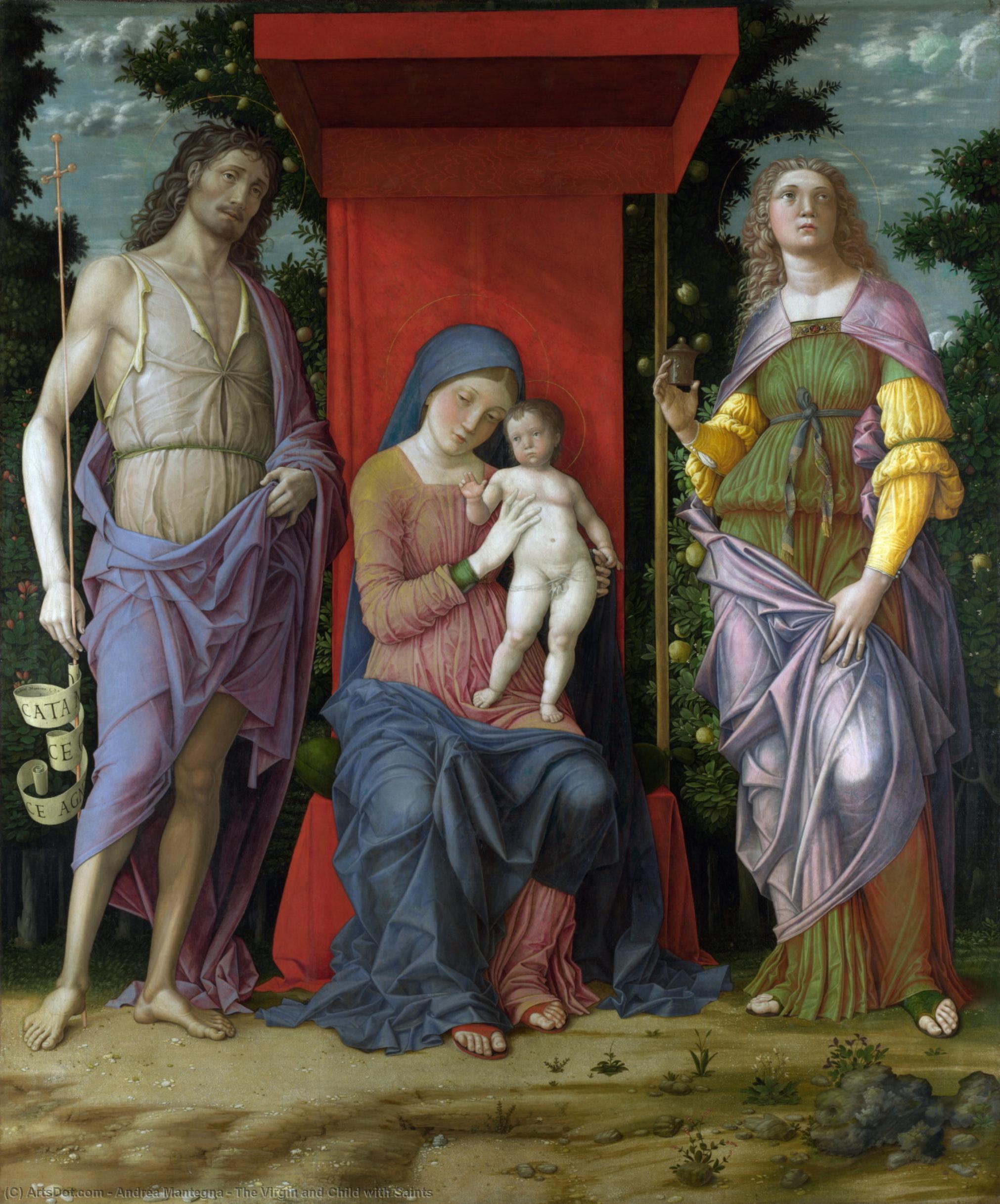 The Virgin And Child With Saints — Andrea Mantegna