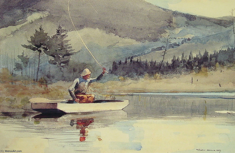A Quiet Pool On A Sunny Day — Winslow Homer